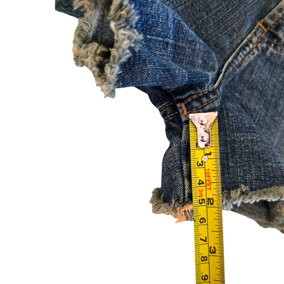 🩳 Abercrombie Distressed Short Shorts Size 16 ✨Juniors✨ - Picture 4 of 6